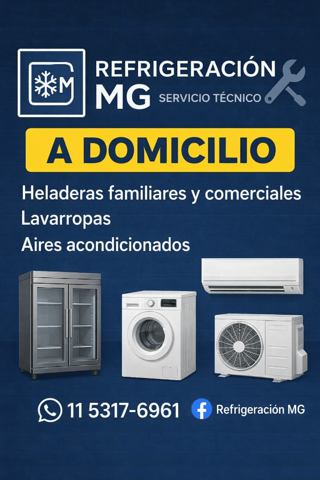 Refrigeración MG - técnico de heladeras y lavarropas en Lanús