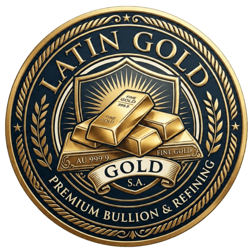 Logo de Latin Gold, compra y tasación de oro
