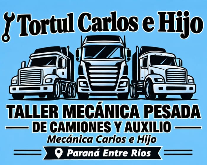 Logo de Tortul Carlos e Hijo, taller de mecanica pesada de camiones y auxilio en Parana