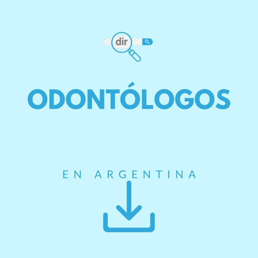 Base de Odontólogos y Centros Odontológicos: 26.347 contactos con teléfono y WhatsApp